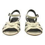 LifeStride Yvette Strappy Wedge Sandal White US Women's 6.5M Size 6.5 Photo 3