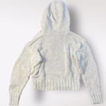 Soft Surroundings  Beige Chunky Heavy Knit‎ Hoodie Sweater Size M Photo 2
