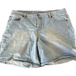 Liverpool Women's  Light Wash‎ Denim Shorts Blue Size M Casual 5-Pocket Design Photo 0