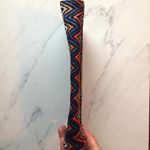 Jessica McClintock  Nora Straw Chevron Purse NWOT Photo 5