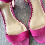 Crown & Ivy Womens Pink Suede Heels - 10 Photo 5