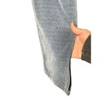 ZARA Blue Corduroy Slim Flare Pants Size 4 Photo 3