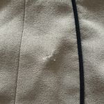 Jones Studio Camel Brown Zip Up Pleated Blazer Jacket with Black Accents Photo 5