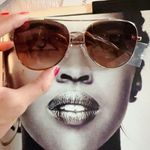 Michael Kors MK1121 CHIANTI SUNGLASSES LIGHT GOLD BROWN GREY Gradient Mirror NIB Photo 7