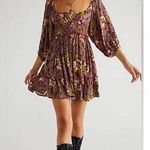 Free People summer picnic boho smocked babydoll dress Photo 0