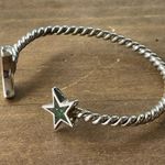 Crescent Silver  moon and Star cuff bracelet Photo 2