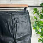 BLANK NYC The Baxter Ribcage Straight Leg Dark Green Vegan Leather Pants size 28 Photo 8