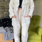 2 piece Set Vintage Landeaux Designer Textured Woven Tapestry Fringe Neutral Size 27 Photo 5