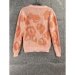 Coco Bianco Bianco & Blu Italy Pink Leopard Print Sweater Medium Fuzzy Soft Made in Italy Photo 1
