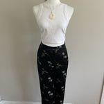 Notations Floral Black Women's Pants Size S Photo 3