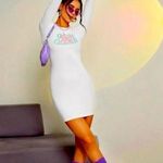 Women’s Designer Stylet Graphic Design Dress Size M Photo 2