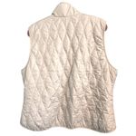 Old Navy  Quilted Puffer Vest XXL Plus Size 2X Cream Full Zip Up Lightweight Photo 2