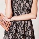 HD in Paris ANTHROPOLOGIE  Violante Black Lace Fit & Flare Dress Size L Photo 0