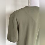 Dress Barn Vintage  Blouse | Olive/Army Green | EUC | Size M Photo 3