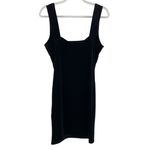 Forever 21 FOREVER 21 Women's Size MEDIUM Crushed Velvet Mini Party Dress Black Bodycon Photo 3