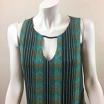 Bar III Green Geometric Print Shift Dress Photo 6