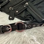 Drake Junior Black Leather Zipper Shoulder Bag Photo 3