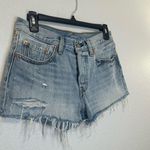 Levi's Levi’s 501 Distressed Cutoff Jean Shorts size 26 Photo 5