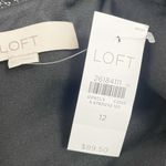 Loft NWT  Retro Tweed Fit & Flare Patch Pocket Mod Dress Black White Size 12 NEW Photo 6