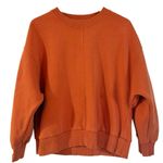 Banana Republic orange seam front crewneck sweatshirt size M Photo 9