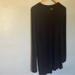Michael Kors Black Long Sleeve Top Dress with Gold Chain detail Size Medium Photo 5