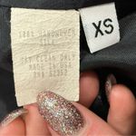 Vintage 90s Black White Houndstooth 100% Silk Cropped Blazer size XS Soiree Photo 4