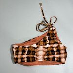 Seafolly  High Tide One Shoulder Keyhole Top in Copper Tan Size 6 NWT Photo 5