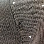 Vintage Christmas Sweater with Snowman Embellished Ugly Christmas Sweater Size L Photo 3