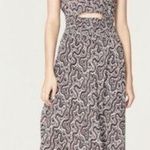 ALC Frank A.L.C. Sandra Floral Cutout White Silk Midi Dress Photo 1