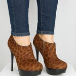 Call it spring  Brown Leopard Heels Photo 0