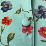 Talbots Vintage Petites 2pc Cotton Knit Floral Skirt Set M Photo 4