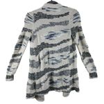 Lucky Brand  Cream Gray Long Sleeve Asymmetrical Cozy Knit Open Cardigan Size XS Photo 1