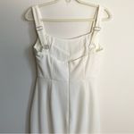 Hello Molly Nights of Passion Midi Dress White Medium Fitted Sexy Bodycon Sheath Photo 8