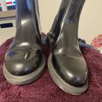 Dr. Martens Women's Flora Leather Chelsea Boot Size 7 Black Short Trendy Grunge Photo 3