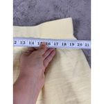 Joie NWT  Wide Leg Cropped Pants‎ High Waist Women XL Yellow Career Minimalist Photo 6