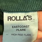 ROLLA’S East Coast High Rise Flare Green Corduroy Pants Size 26 Photo 12