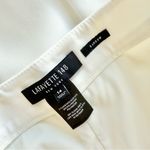 Lafayette 148 New York Barrow Finesse Crepe Pants White Sz 14P Straight Leg Photo 7
