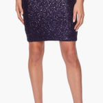 Susana Monaco NWT Sequin High Waist Pencil Skirt In Thunder (blue) Small $138 Photo 0