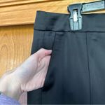 J.Crew Collection High Rise Wide Leg Pant Satin Tailoring Black Sze 16 Hemmed Photo 3