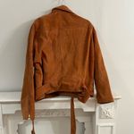 Free People  Suede moto jacket size medium goat leather Photo 1