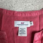 Vineyard Vines Women's 14 Pink Flutter Paradise Linen Blend Dress Vacation Photo 3