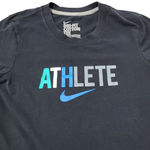  Top Size XS Women's Nike Dri-Fit Cotton Tee Athlete Graphic Print T-Shirt Women's Top Photo 2