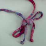 BASTA SURF Bikini Top Size Small NEW Triangle String Tie Dye Swim Beach NWOT Pink Photo 11