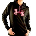 Under Armour Realtree Pink Camo Hoodie Semi Fitted Pullover Sweatshirt ~ MEDIUM Photo 0