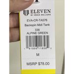 eleven by venus Williams Backspin Midi Tank & 7/8 Legging In Alpine Green Medium Photo 4