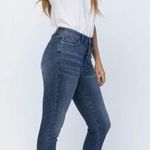 Judy Blue High Rise Skinny Tummy Control Jean with Distressed Hem size 15 / 32 Photo 12