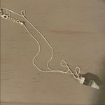 THREE silver necklaces Layered,arrowhead & crystal Photo 4