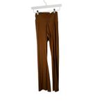 Aerie Offline by  Real Me Flare Ruched Leggings Brown NEW Womens Medium Photo 1