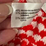 ZARA Red Gingham Plaid Pants High Rise Flare Leg Retro m Photo 4