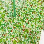 Faithfull the Brand Faithful the Brand Green Ditsy Floral Mini Dress Womens 4 Puff Shoulder Summer Photo 6
